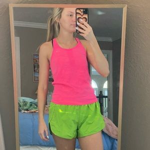 Hot pink racer back tank